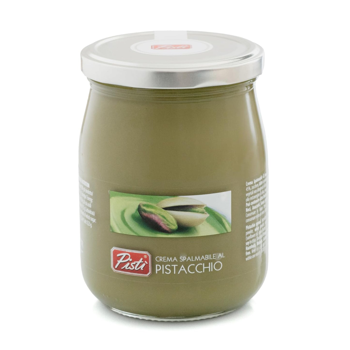 Kem Hạt Dẻ Cười Pisti từ Sicily 600g (21.2 Ounce) | Bơ Hạt Thủ Công Ý | Dùng kèm Bánh Mì và Bánh Quy