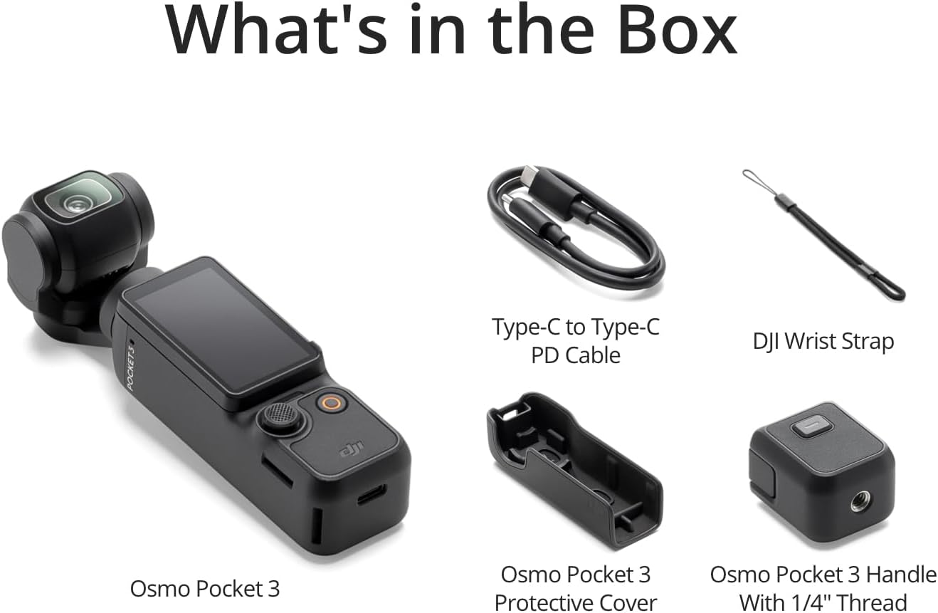 Ưu đãi đặc biệt mừng Quốc Khánh: DJI Osmo Pocket 3, Camera Vlog với CMOS 1 inch & Quay Vlog 4K/120fps, Chống rung 3 trục, Lấy nét nhanh, Theo dõi khuôn mặt/đối tượng,