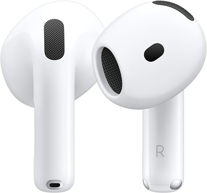 Apple AirPods 4 Tai nghe không dây, Bluetooth, có Chống ồn chủ động, Chế độ thích ứng, Xuyên âm, Âm thanh không gian cá nhân hóa, Hộp sạc USB-C, Sạc không dây, Chip H2