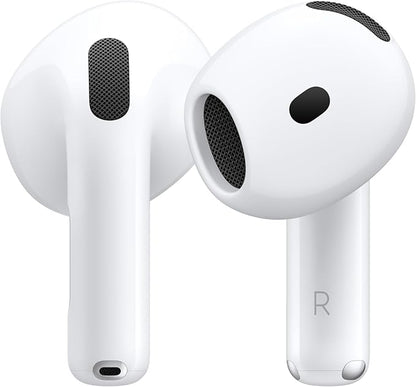 Apple AirPods 4 Tai nghe không dây, Bluetooth, có Chống ồn chủ động, Chế độ thích ứng, Xuyên âm, Âm thanh không gian cá nhân hóa, Hộp sạc USB-C, Sạc không dây, Chip H2