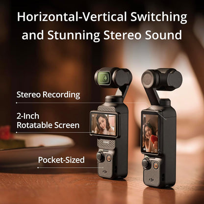 Ưu đãi đặc biệt mừng Quốc Khánh: DJI Osmo Pocket 3, Camera Vlog với CMOS 1 inch & Quay Vlog 4K/120fps, Chống rung 3 trục, Lấy nét nhanh, Theo dõi khuôn mặt/đối tượng,