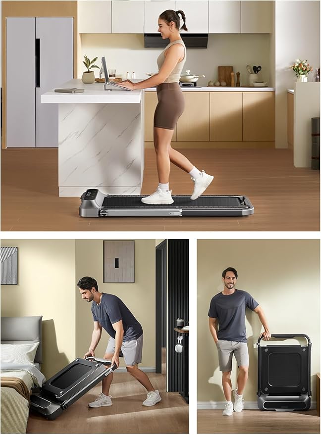 [Kho hàng trong khu vực của bạn] Máy chạy bộ gập WALKINGPAD (kiểu "2 trong 1" đi bộ và chạy): một thiết bị nhỏ gọn cho gia đình và văn phòng, vừa vặn dưới bàn làm việc của bạn, với điều khiển ứng dụng và màn hình LED.