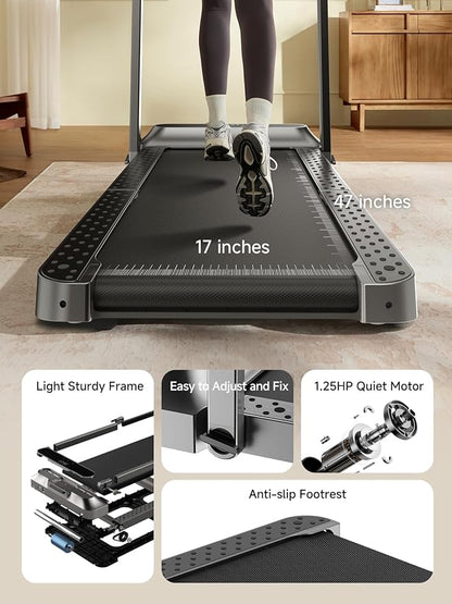 [Kho hàng trong khu vực của bạn] Máy chạy bộ gập WALKINGPAD (kiểu "2 trong 1" đi bộ và chạy): một thiết bị nhỏ gọn cho gia đình và văn phòng, vừa vặn dưới bàn làm việc của bạn, với điều khiển ứng dụng và màn hình LED.