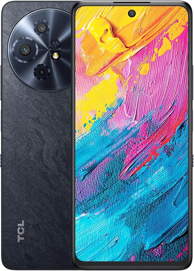 Điện thoại TCL 60 XE NXTPAPER 5G, điện thoại Android mở khóa của AT&T, T-Mobile & Verizon, 8GB+128GB, màn hình giống giấy 6.8" 120Hz, tính năng AI, pin 5010mAh, hệ thống camera tiên tiến, màu xanh không gian